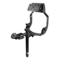 RAM Mounts MDT Display Mount with Single Swing Arm and 8" Upper Pole