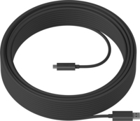 Logitech Strong kabel USB 10 m USB 3.2 Gen 2 (3.1 Gen 2) USB A USB C Grafitowy