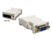 HP DVI-I to VGA adapter Szary