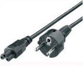 Equip 112150 kabel zasilające Czarny 1,8 m C5 panel CEE7/4