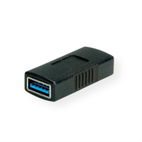 Value 12.99.2997 cable gender changer USB Type A Black