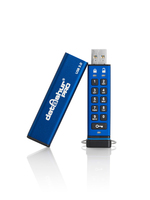 iStorage datAshur Pro USB-Stick 128 GB USB Typ-A 3.2 Gen 2 (3.1 Gen 2) Blau