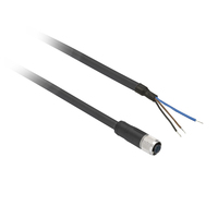 Schneider Electric XZCP0566L2 kábel érzékelőhöz és működtető szervhez 2 M M8 Fekete