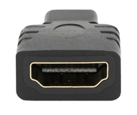 ProXtend HDMIF-MCHDMI tussenstuk voor kabels HDMI Type A (Standard) HDMI Type D (Micro) Zwart