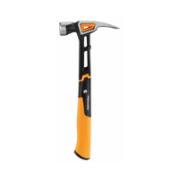 Fiskars 1020214 Hammer Latthammer Schwarz, Metallisch, Orange