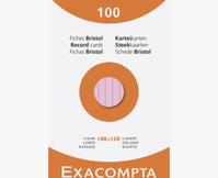 Exacompta 13852X indexkaart Meerkleurig