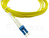 BlueOptics SFP3138BU20MK Glasvezel kabel 20 m 2x LC 2x E-2000 (LSH) G.657.A1 Geel