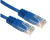 Cables Direct Cat5e, 4m networking cable Blue U/UTP (UTP)