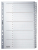 Leitz 43260000 Tab-Register Numerischer Registerindex Karton Grau