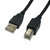 Videk 2585NL-1BK cavo USB 1 m USB 2.0 USB A USB B Nero