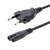 StarTech.com Cable de 1m de Alimentación para Portátiles, Enchufe UE a C7, 2,5A 250V, 18AWG, Cable de Repuesto para Cargador de Portátiles, Cable para Impresoras, Cable para Eur...