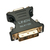 Lindy 41199 tussenstuk voor kabels VGA DVI-I Zwart, Goud