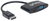 Manhattan 2-in-1 4K DisplayPort-Adapter, DisplayPort-Stecker auf HDMI/VGA-Buchse, passiv, schwarz
