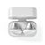 Nedis HPBT3052WT Kopfhörer & Headset Kabellos im Ohr Bluetooth Ladestation Weiß