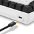 Sharkoon SKILLER SGK50 S3 keyboard USB AZERTY Portuguese White