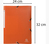 Exacompta 55806E Aktenordner Polypropylen (PP) Orange A4