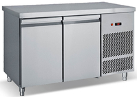 SARO Kühltisch, 2 Türen Modell PG 139 Made in Europe - Material (innen/außen)