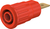 4 mm Sicherheitsbuchse rot SEB4-F/6,3
