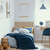 Relaxdays Bettdecke Set mit Kissen, 135x200 & 80x80 cm, Öko-Tex Standard 100, Polyester, Ganzjahresdecke, waschbar, weiß