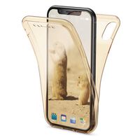 NALIA 360° Case compatible with iPhone XS Max, Full Body Front & Back Soft Smart-Phone Cover, Total Protection Ultra-Thin Silicone Shockproof Skin Slim Transparent Rugged Protec...