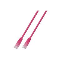 RJ45 Patchkabel U/UTP, Cat.6 2.0m magenta, umspritzt