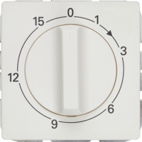 DELTA style Zeitschaltuhr mit 15min Laufzeit, platinmetallic, 5TC89321