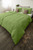 Bettgarnitur Mallorca Hotelverschluss; 155x220 cm (BxL), 80x80 cm (LxB); grün