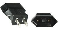 Power Adapter US M to EU F US 1-15P M - Europlug Female Black Netzteile