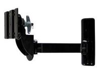 Flat Screen Wall Mount w/Single Arm (VESA 200) Piano Black Monitorhalterungen und Ständer