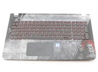 Top W Kb Isk Tp Bl Stw Turk 836099-141, Housing base + keyboard, Turkish, Keyboard backlit, HP, Star Wars Edition 15 Einbau Tastatur