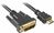 Video Cable Adapter 3 M Hdmi , Dvi-D Black ,
