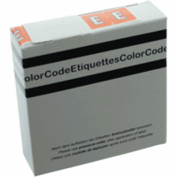 Color Buchstaben-Signale E (Farbsystem Leitz/Elba) orange VE=250 Stück