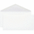 Briefumschläge James velin Box DINlang weiß gummierte Klappe Papier 100 g/qm VE=20 Stück