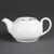 Olympia Whiteware Teapots - Strengthened Rolled Edges - Chip Resistance - 852ml