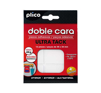 BL. 12U CINTA PLICO DOBLE CARA ULTRA TACK 30X34MM