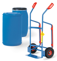 fetra® Fasskarre, Lufträder, 250 kg Tragkraft, für 120- bis 220-Liter-Kunststofffässer