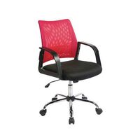 Coloured mesh back operator office chairs