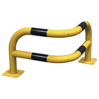 Angled corner safety barrier