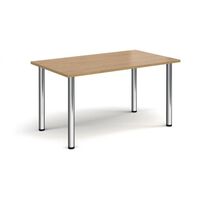 Meeting room tables with radial legs