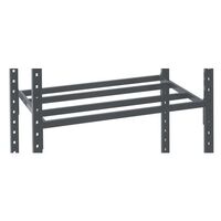 Extra shelf for heavy duty tubular shelving