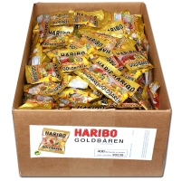 Haribo Goldbären Minibeutel, Fruchtgummi, 400 Beutel