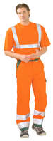 Warnschutz Bundhose orange/grün Gr. 29