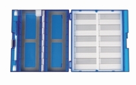 Objektträgerboxen Premium Plus | Farbe: Blau