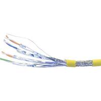 Hálózati kábel CAT 7 S/FTP 8 x 0.32 mm2 Sárga VOKA Kabelwerk 170202-21 méteráru