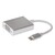 Aluminium Full HD 60Hz USB-C 3.1 to VGA Adapter - White, 16cm
