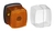 ProPlus 343704 Seitenmarkierungsleuchte orange 66x62mm für Anhänger Wohnwagen Wo