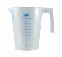 1000ml LLG-Measuring jugs with handle PP