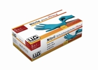 LLG-Disposable Gloves <i>strong</i> Nitrile Powder-Free Glove size XL