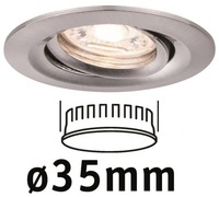 Paulmann EBL Nova mini Coin rund 94294 schwenkbar LED 1x4W 310lm Eisen