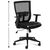 Krzesło fotel biurowy ergonomiczny z oparciem siatkowym i podparciem lędźwi maks. 150 kg
